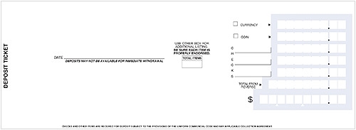 3TP Business Deposit Tickets