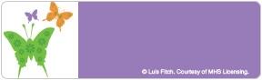 Bright Butterflies Address Labels