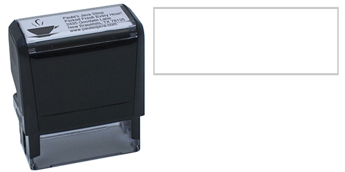 5-Line Self-Inking Stamp w/Logo 