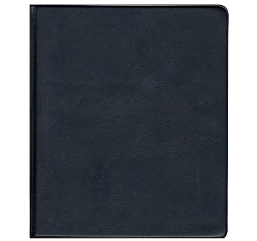 Vinyl Desk Register Cover, Black