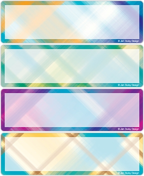 Brushed Plaid Address Labels