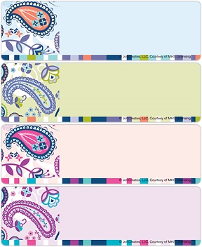 Paisley & Lace Address Labels