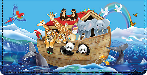 Noah's Ark Checkbook Cover