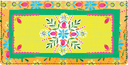 Fiesta Checkbook Cover