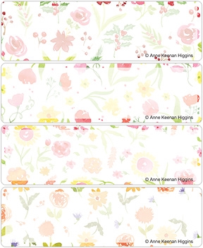 Seasonal Blooms Address Labels