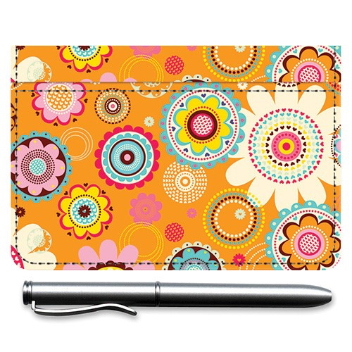 Pop Floral Debit Caddy