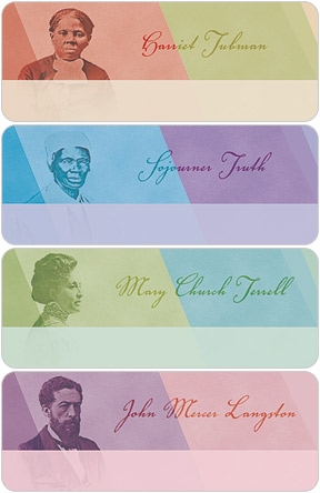 African American History Address Labels