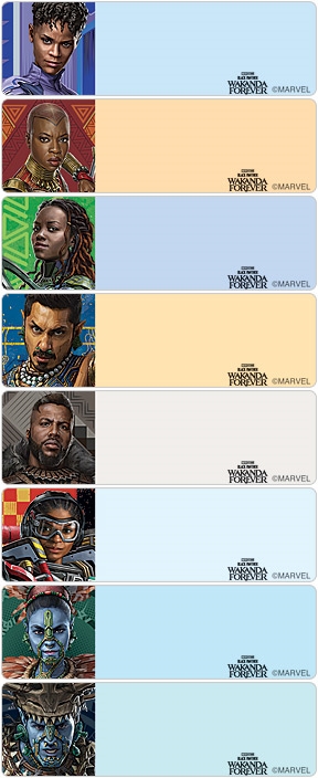 Black Panther: Wakanda Forever Address Labels