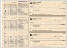 Antique Hourly Payroll Checks