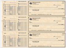 Antique Hourly/Salary Payroll Checks