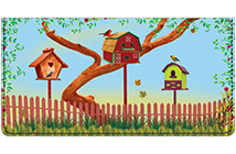 Gail Marie My Garden Checkbook Cover