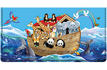 Noah's Ark Checkbook Cover