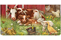 Barnyard Babies Checkbook Cover