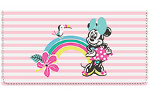 Tropical Fun Minnie Checkbook Cover