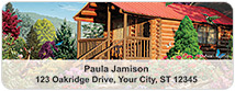 Log Cabins Address Labels